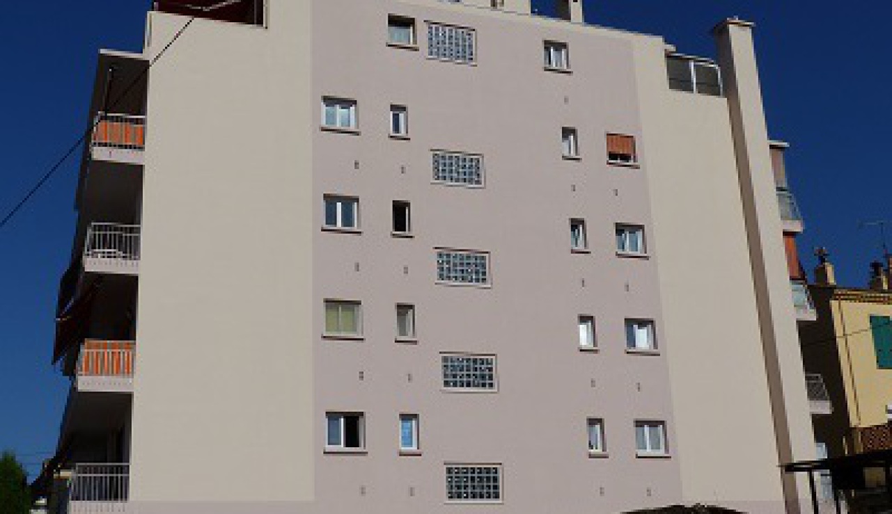 Chantier de rénovation de façade Isopeint